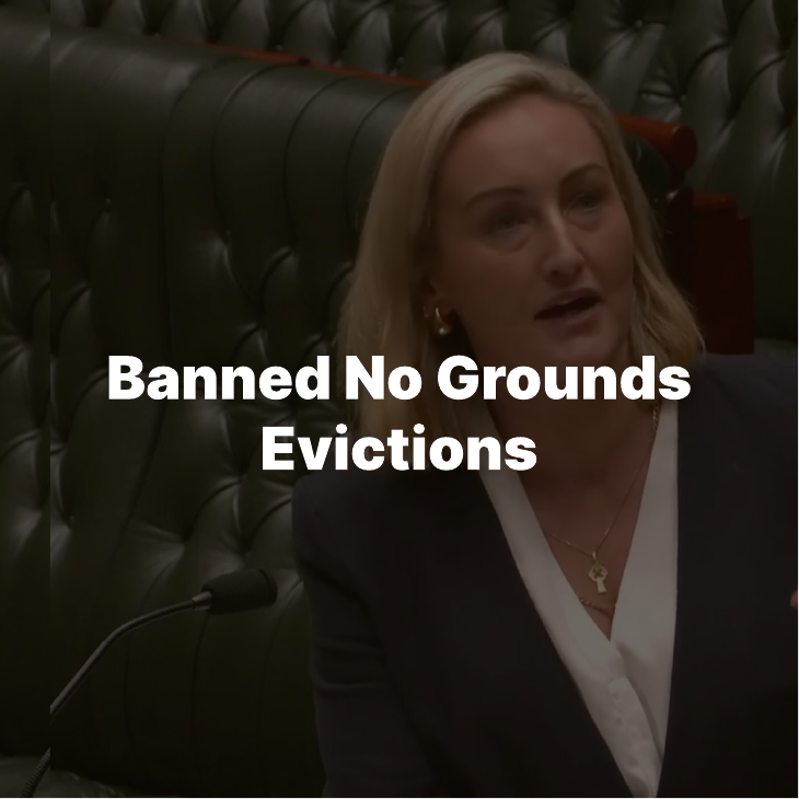 Banned No Ground Evictions for Renters