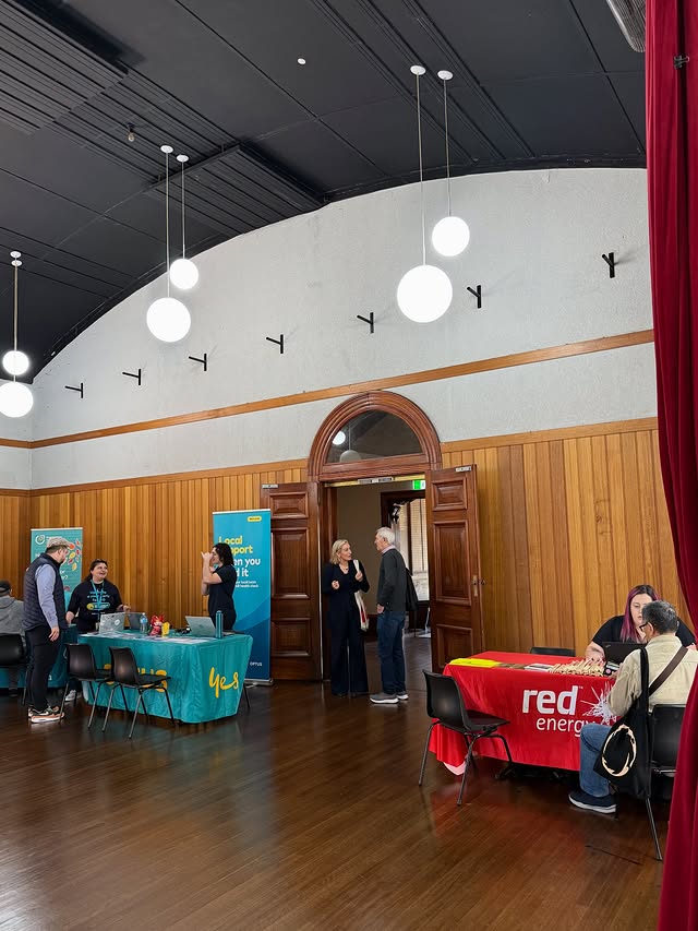 Marjorie Talking with Person with Optus and Red energy Providers