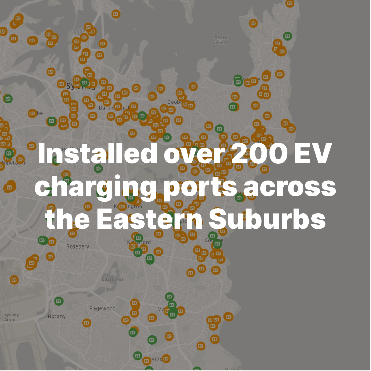 Installed over 200 EV charging ports across the Eastern Suburbs