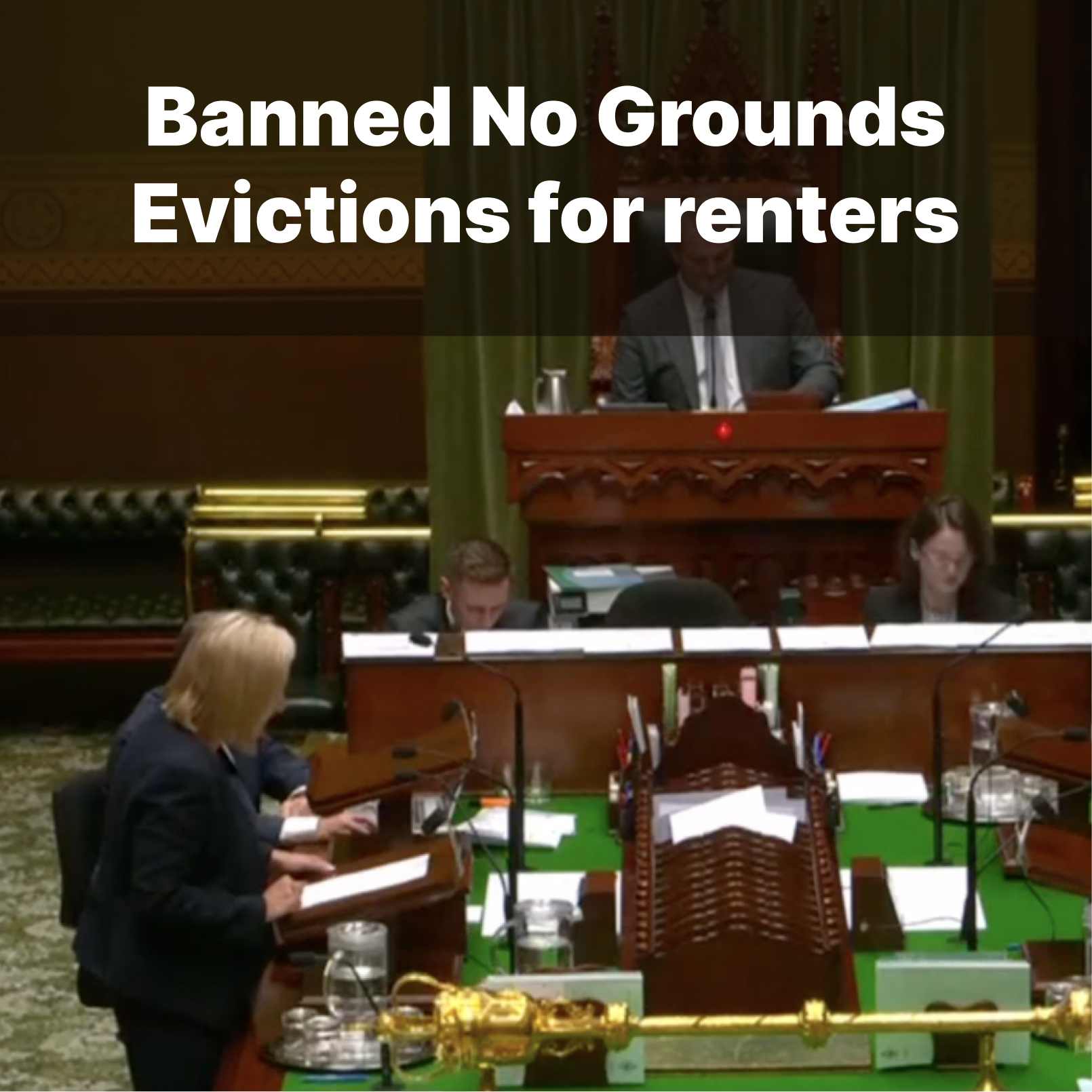 Banned No Ground Evictions for Renters